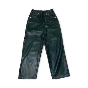 Green Blank NYC The Baxter Ribcage Straight Leg Vegan Faux Leather Pants